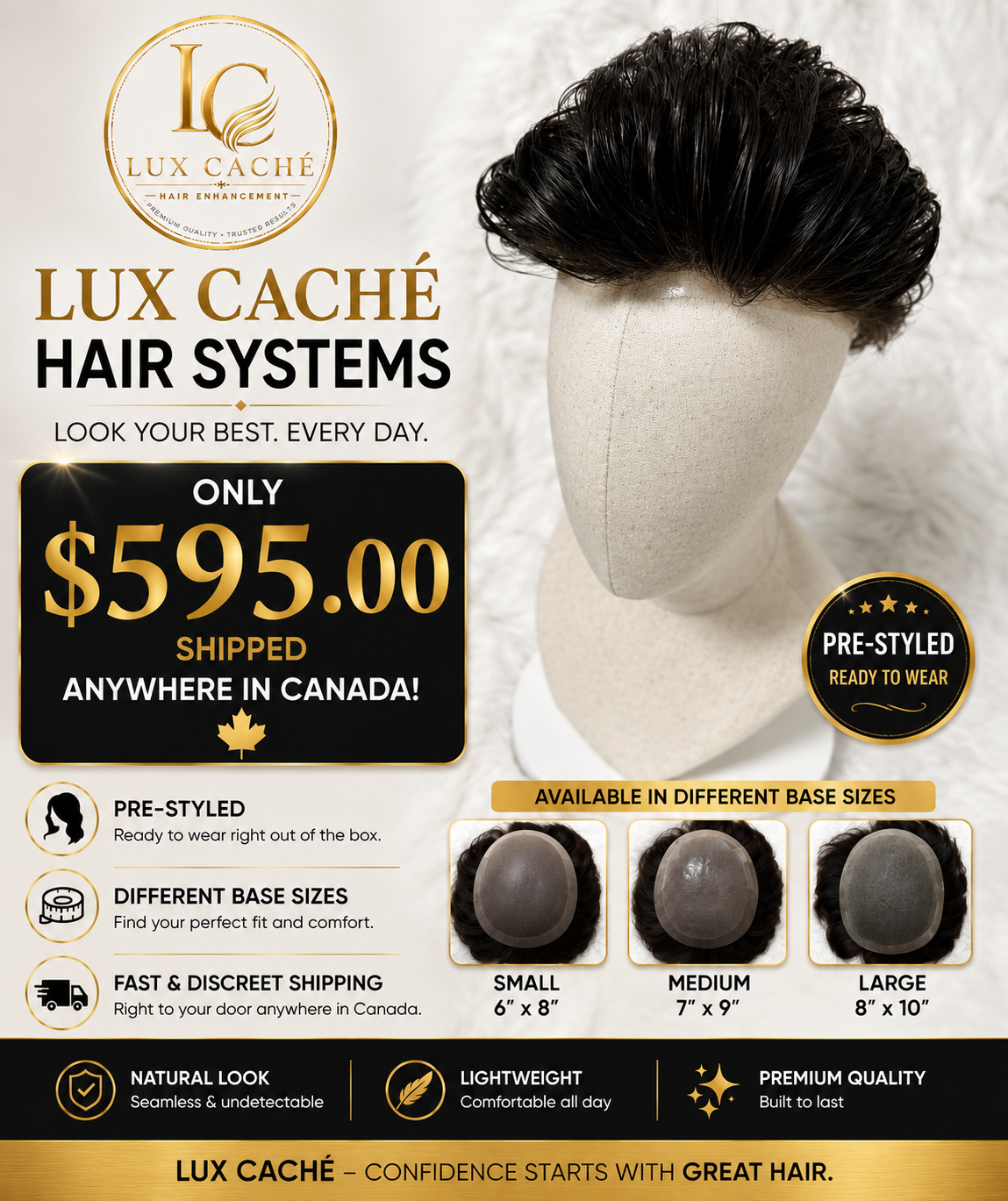 Custom Men’s Hairsystems