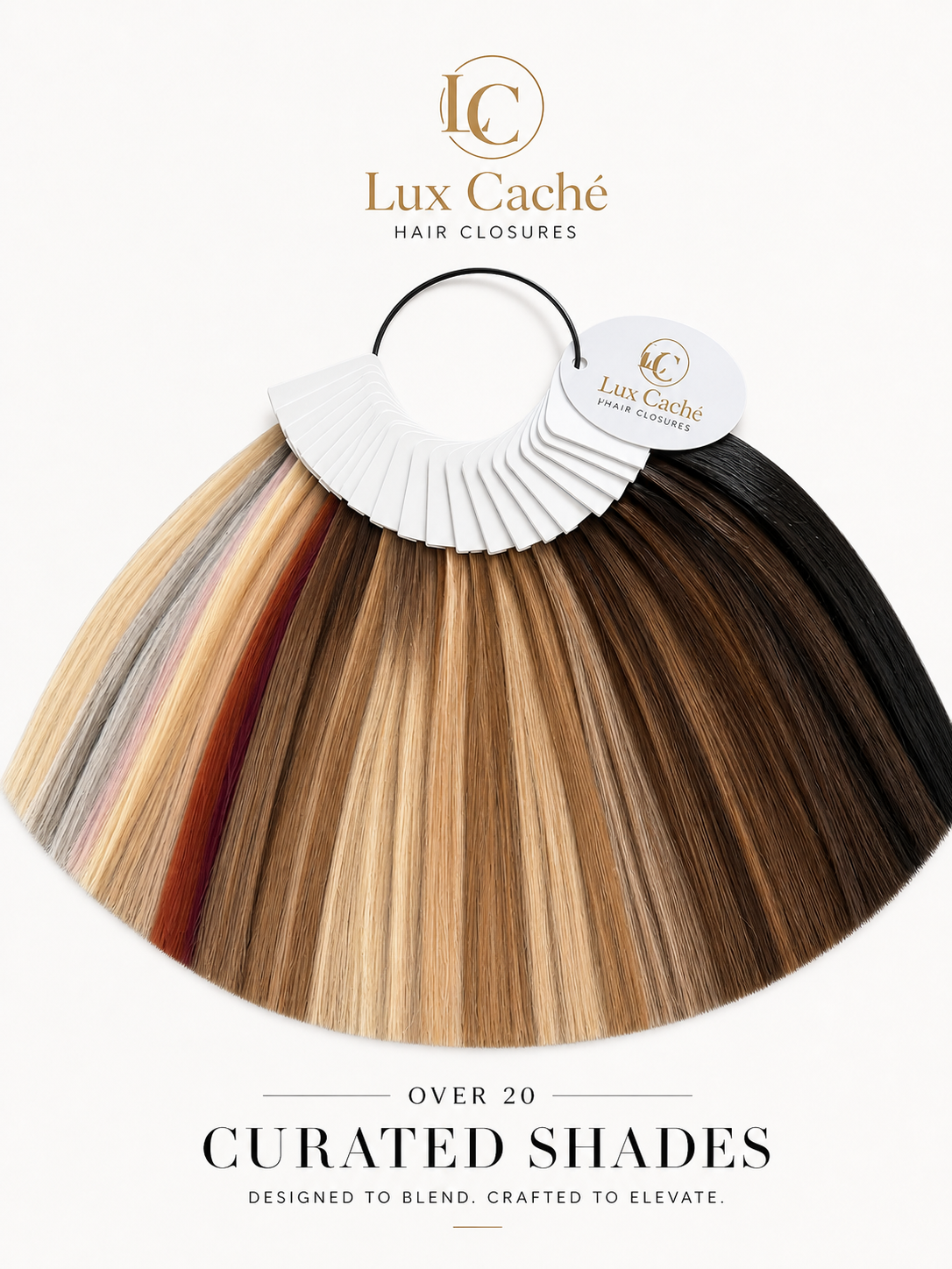 Lux Caché Professional Color Ring  Hair Closure